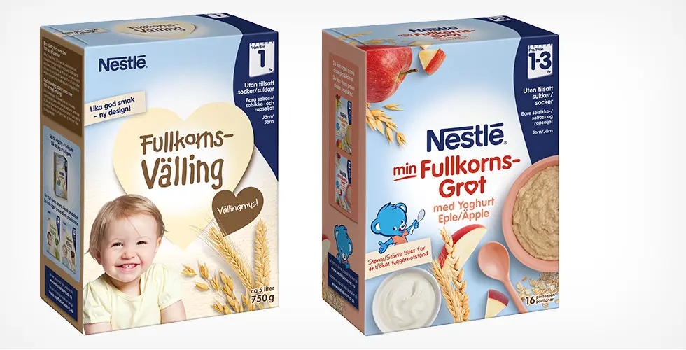 Nestlé Fullkornsvälling & Fullkornsgröt 2018